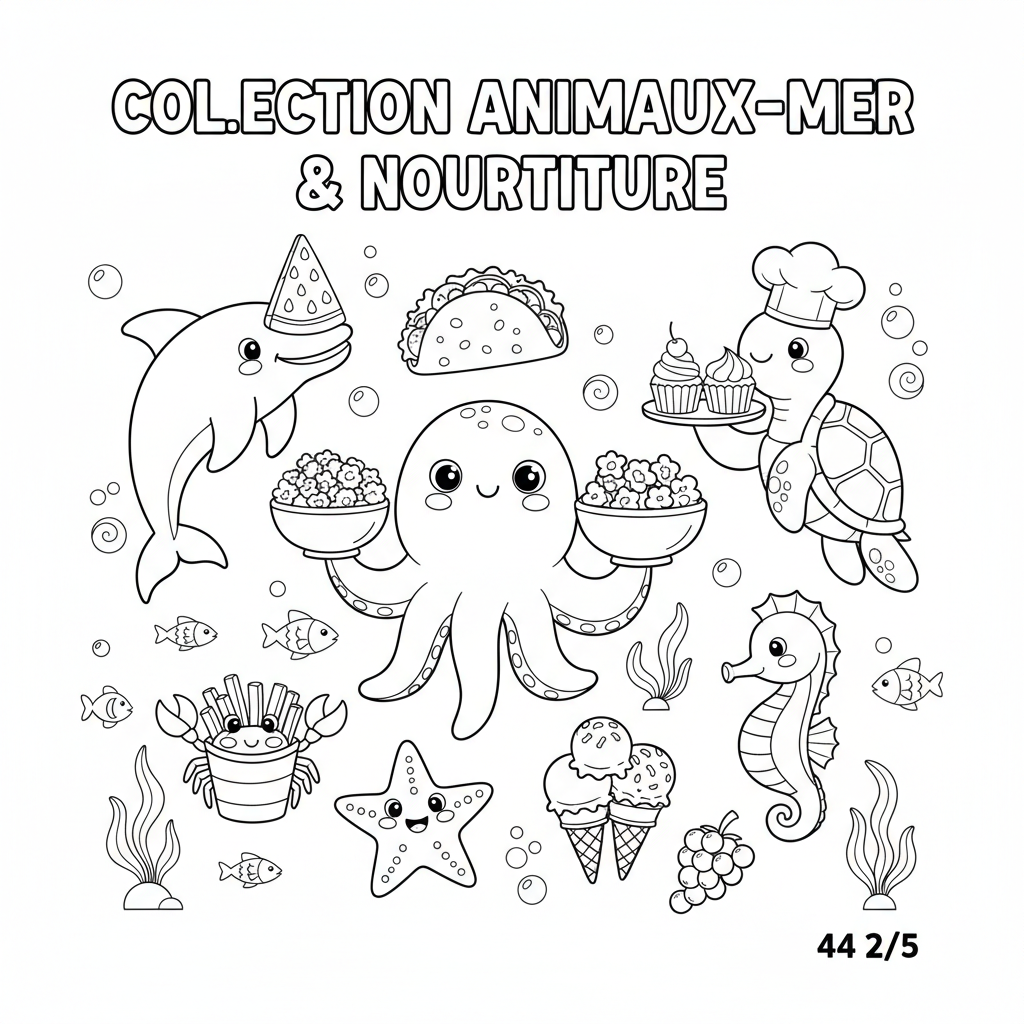 Coloriage coloriage à imprimer nourriture 2