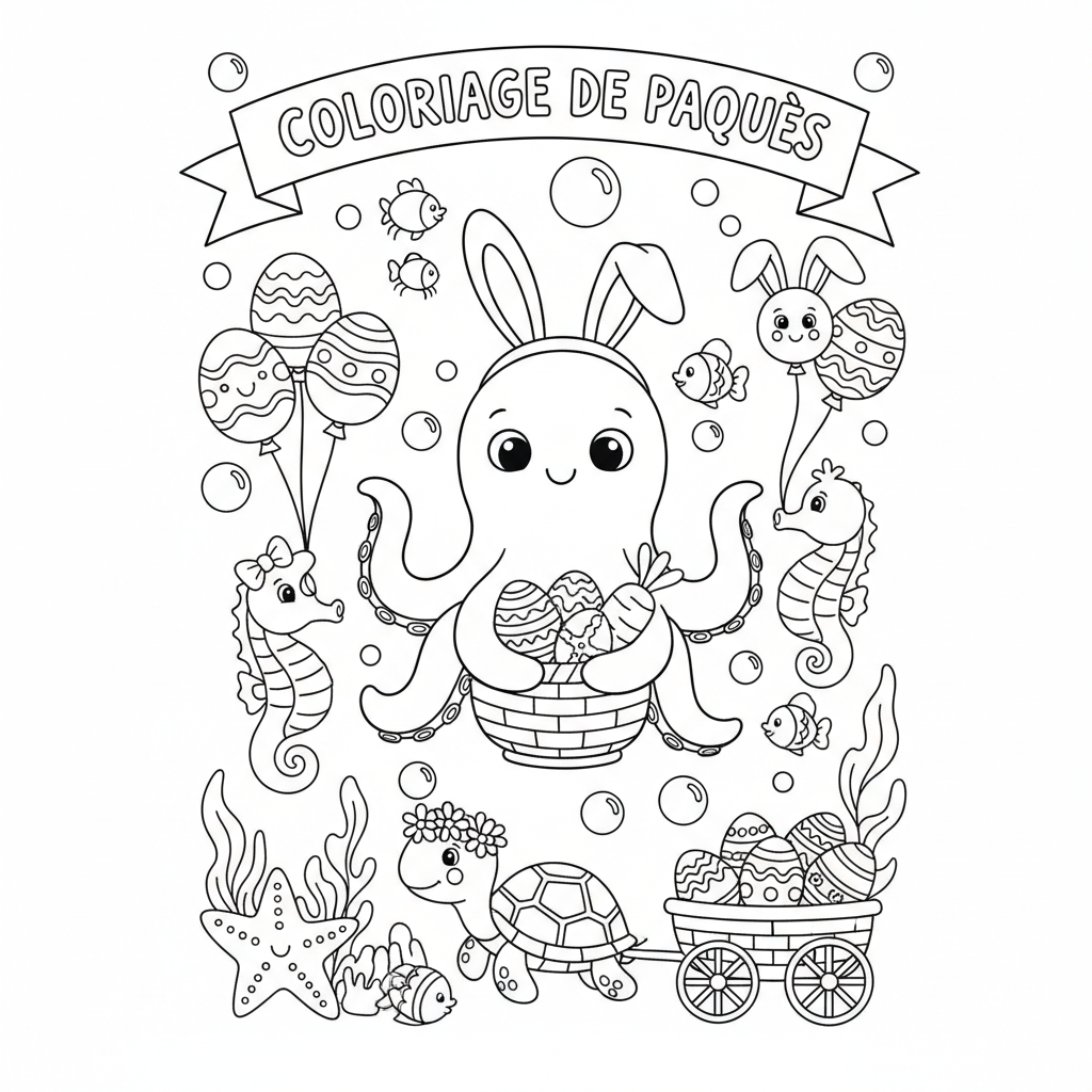 Coloriage coloriage à imprimer paques