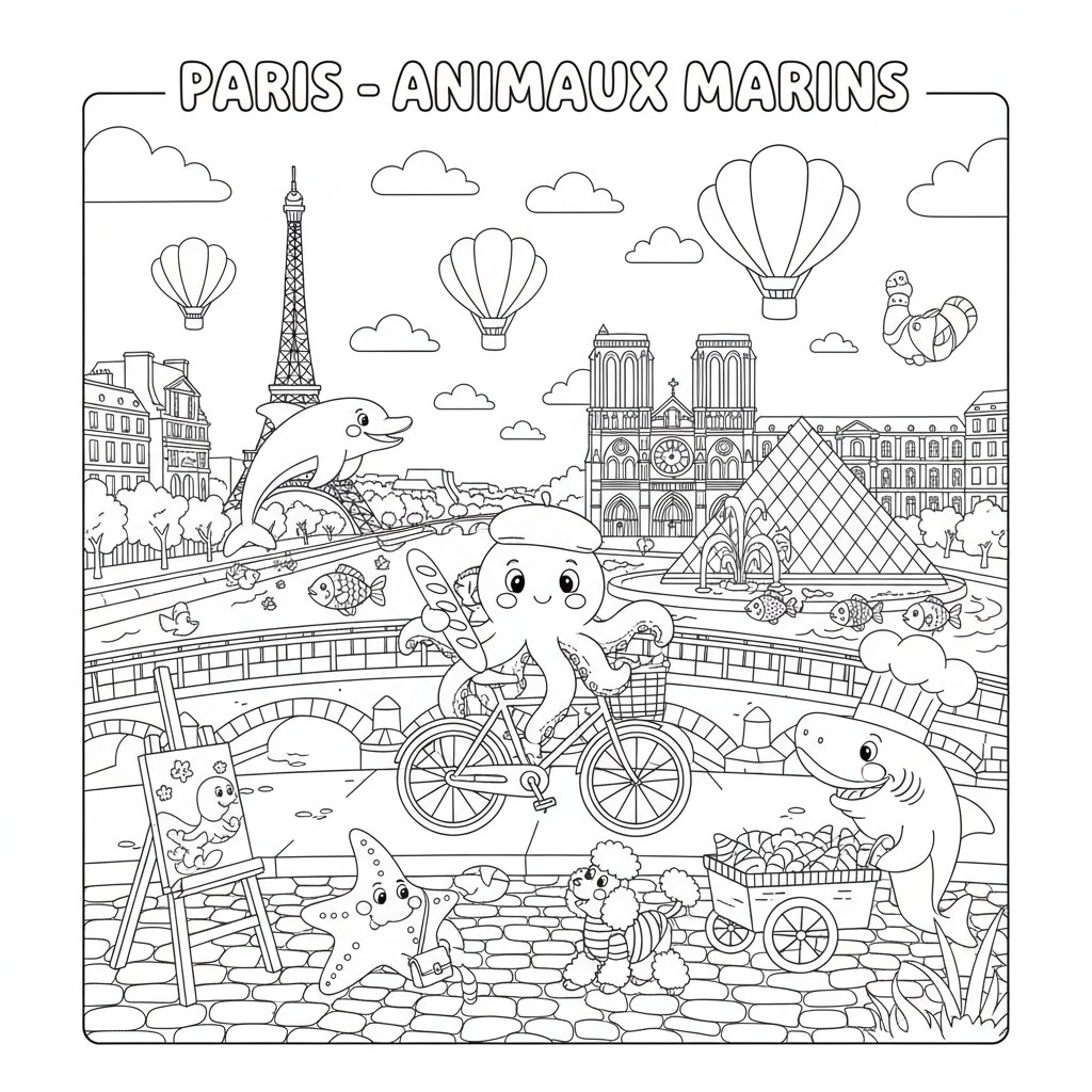 Coloriage coloriage à imprimer paris 2