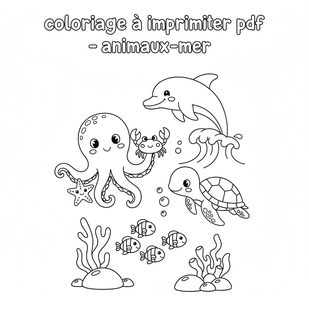 Coloriage coloriage à imprimer pdf 1