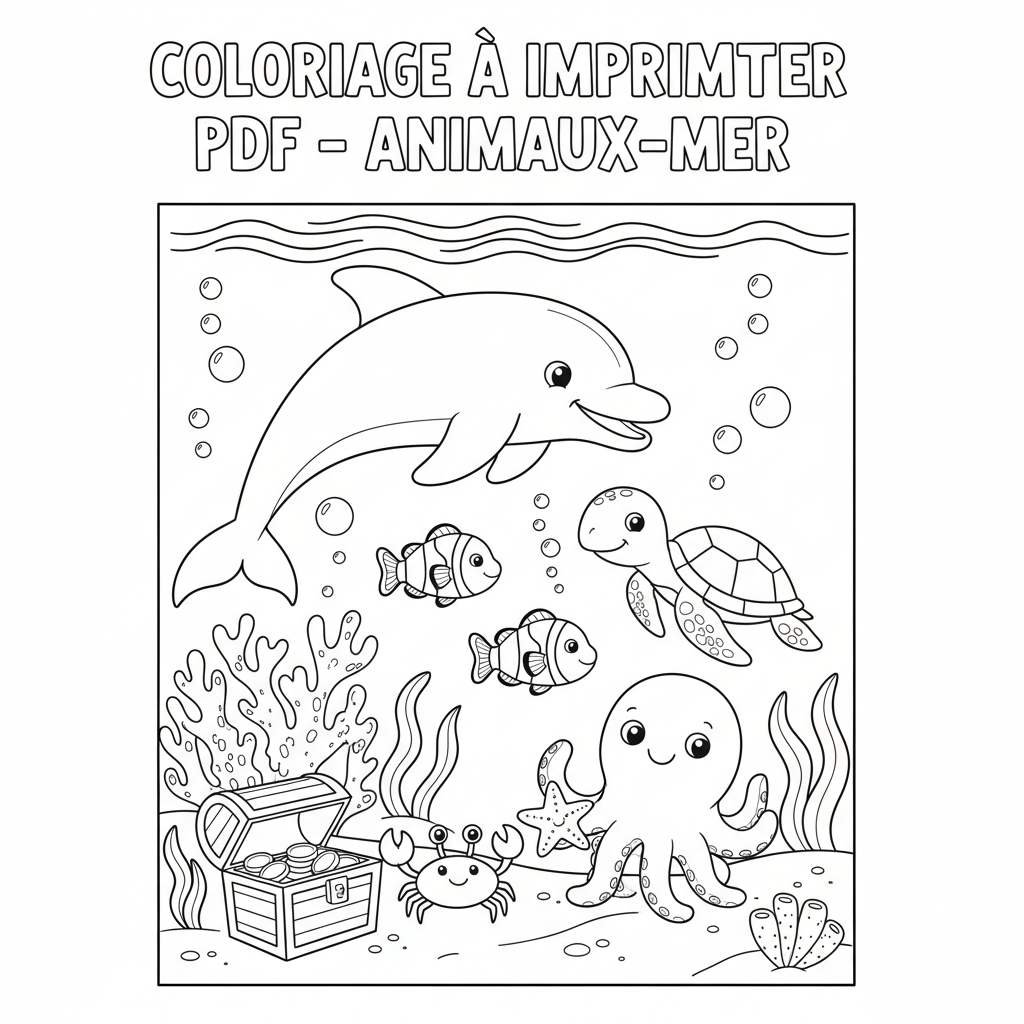 Coloriage coloriage à imprimer pdf 3
