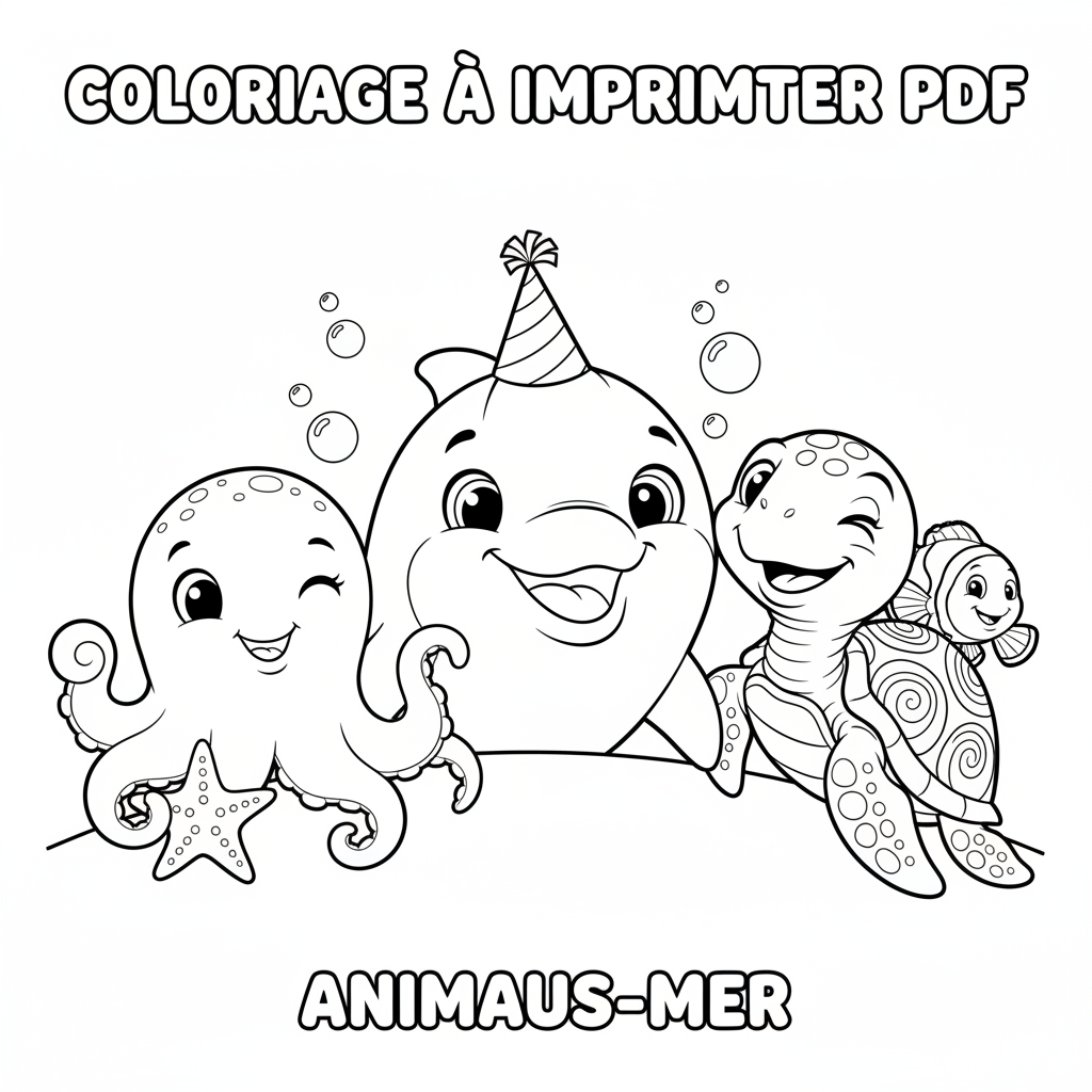 Coloriage coloriage à imprimer pdf 4