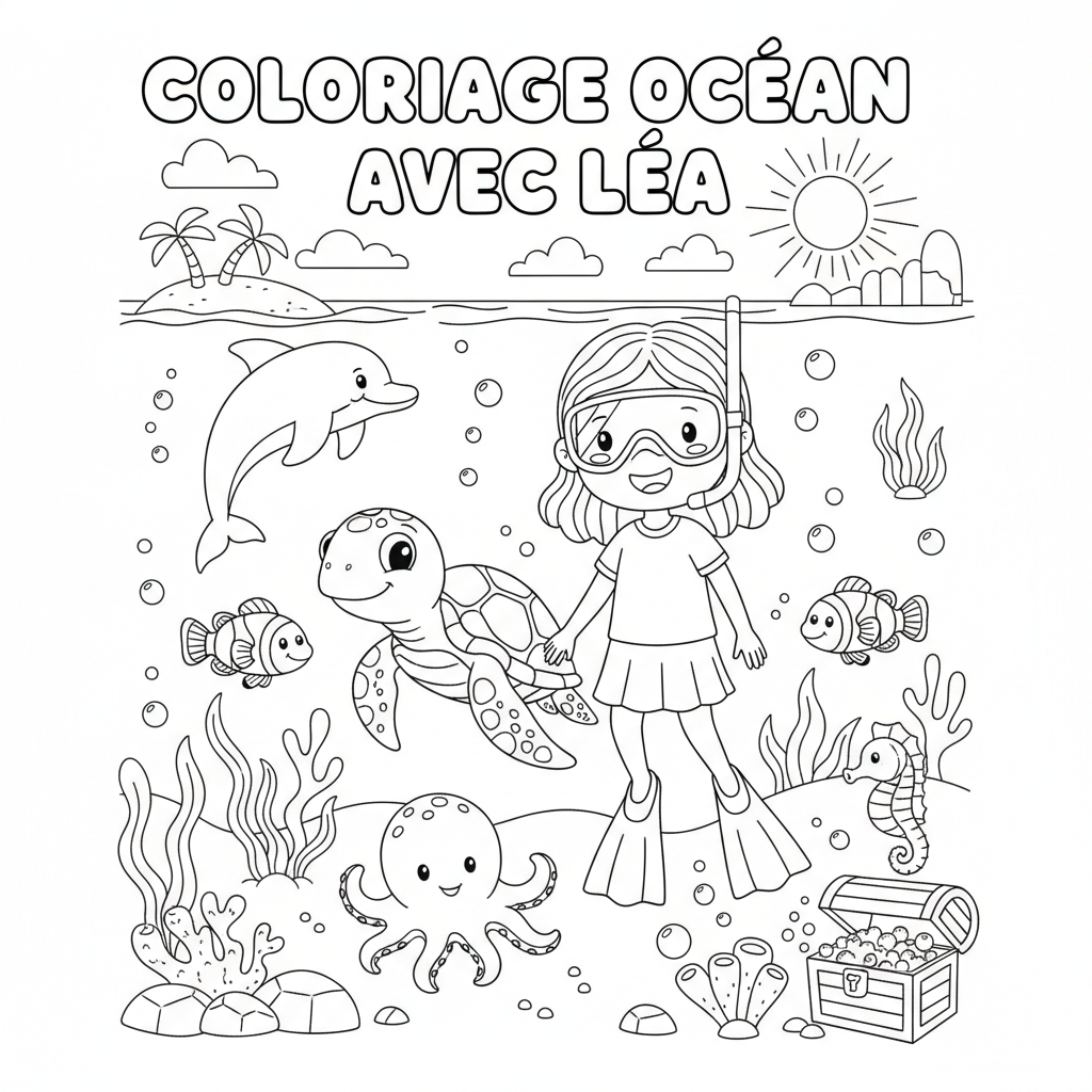 Coloriage coloriage à imprimer pdf fille 10 ans 3