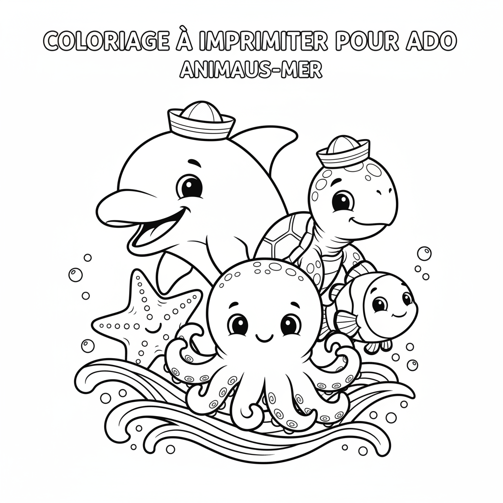 Coloriage coloriage à imprimer pour ado 4