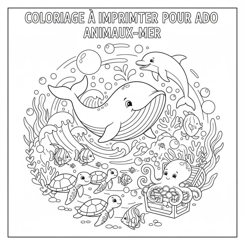 Coloriage coloriage à imprimer pour ado 5