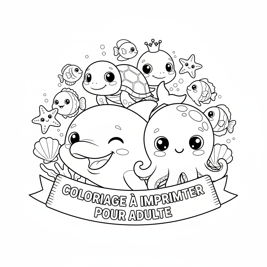 Coloriage coloriage à imprimer pour adulte 4