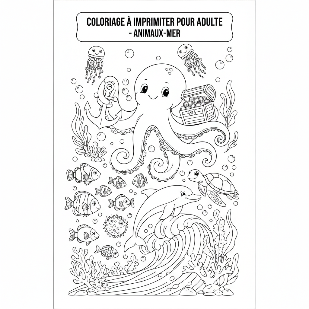 Coloriage coloriage à imprimer pour adulte 5