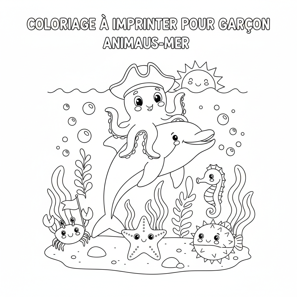 Coloriage coloriage a imprimer pour garcon 3