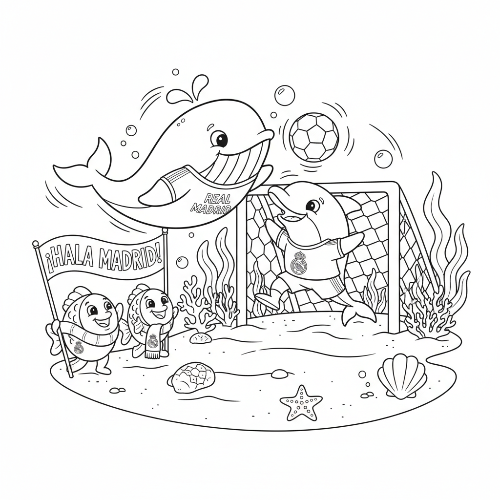 Coloriage coloriage à imprimer real madrid 5