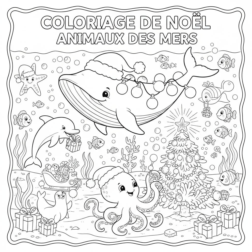 Coloriage coloriage a imprimer sur noel 2