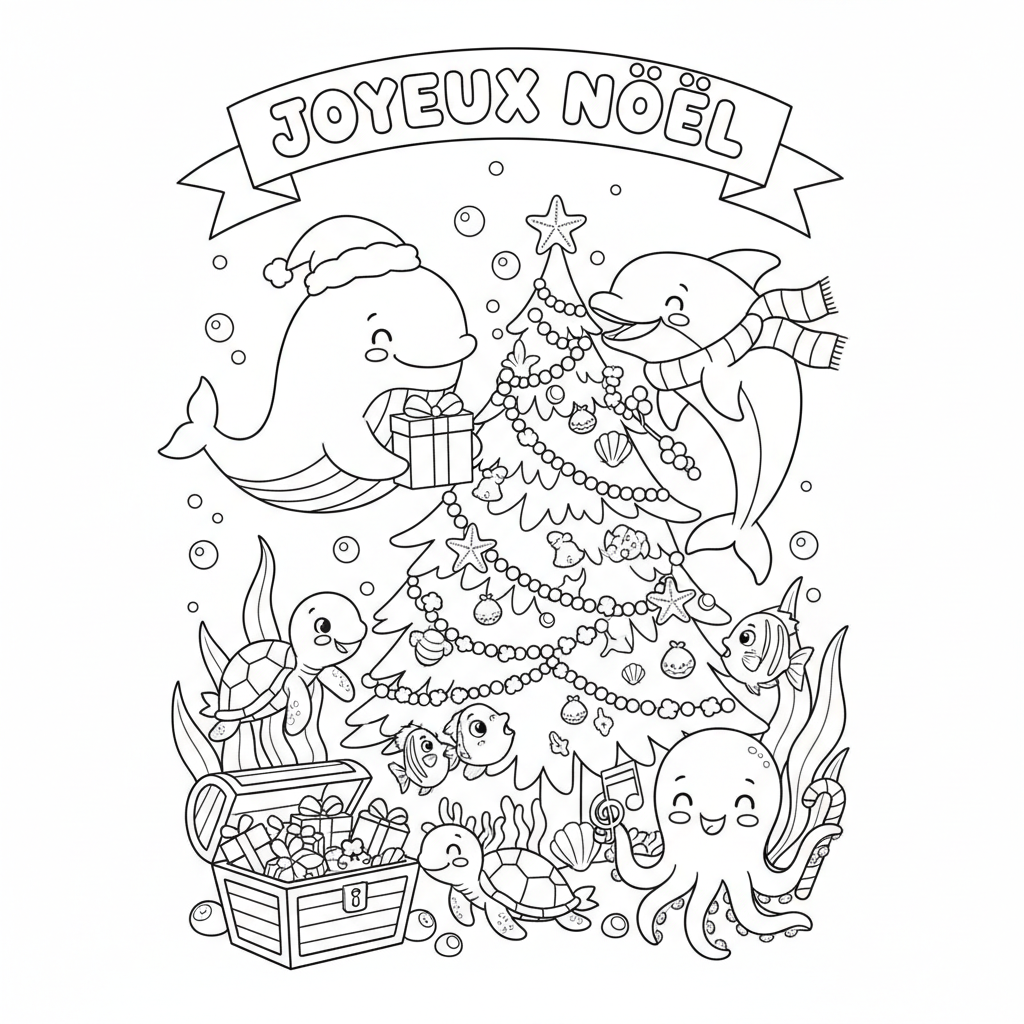 Coloriage coloriage a imprimer sur noel 4