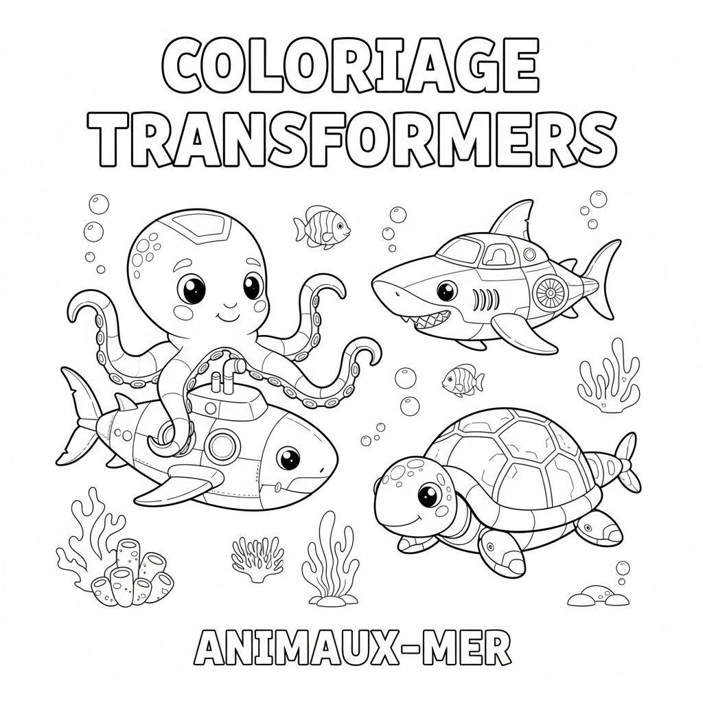 Coloriage coloriage à imprimer transformers 2