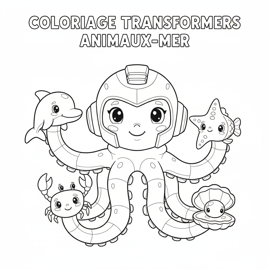 Coloriage coloriage à imprimer transformers 4