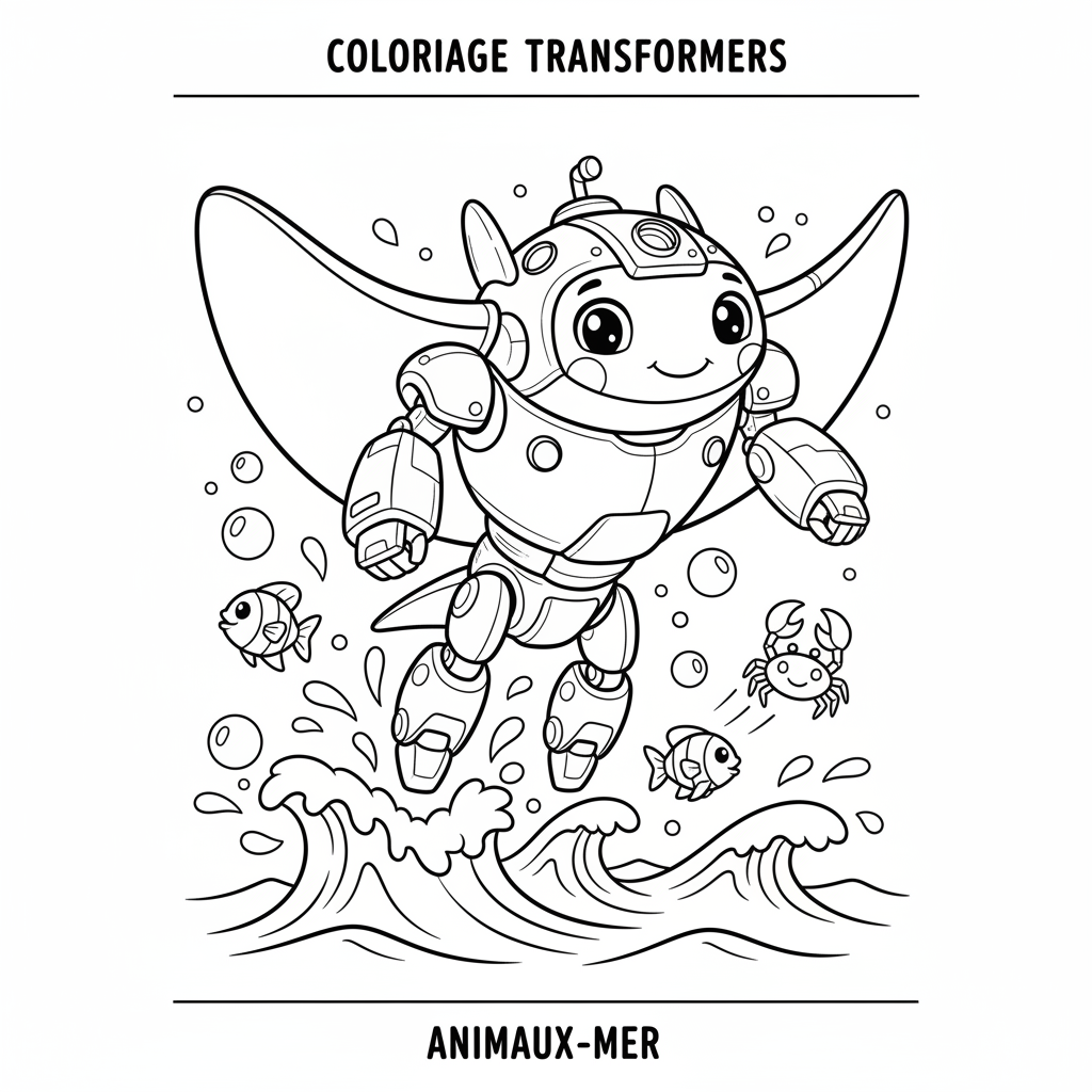 Coloriage coloriage à imprimer transformers 5