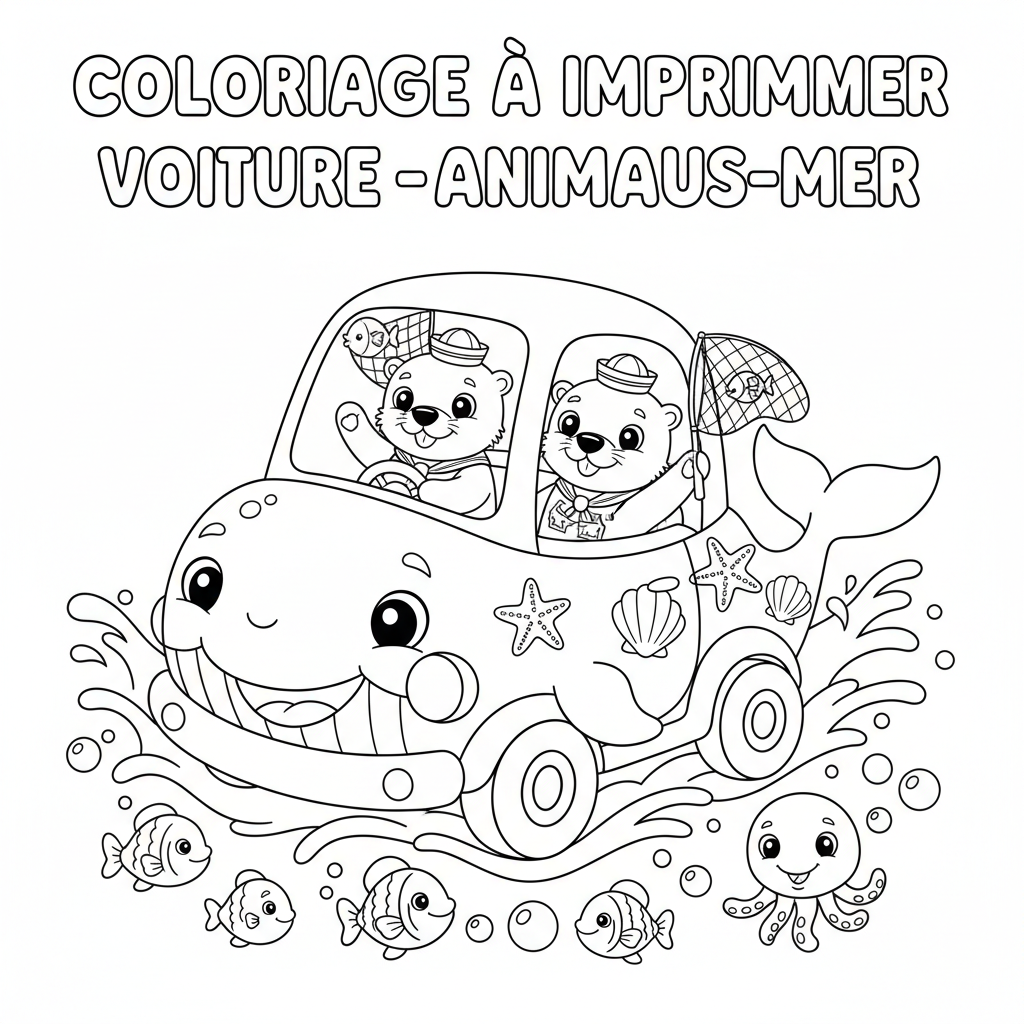 Coloriage coloriage a imprimer voiture 4