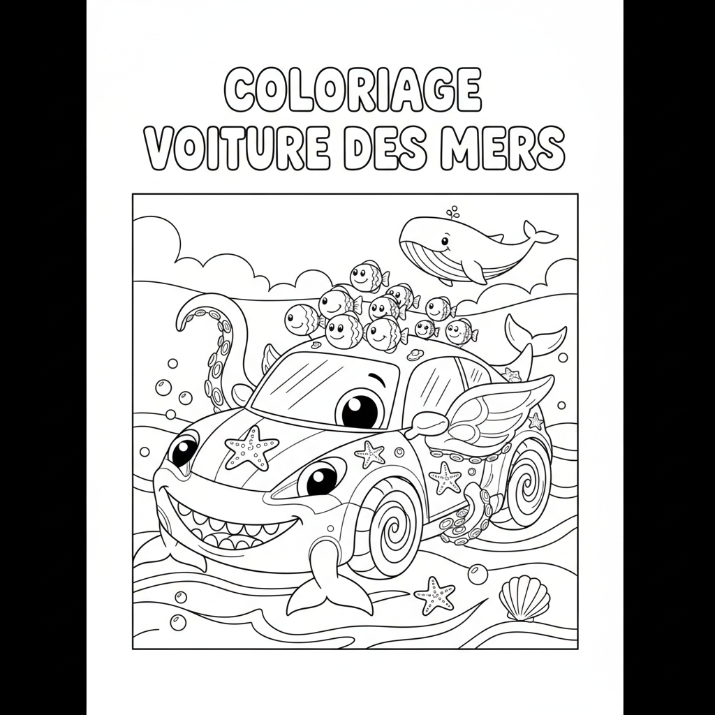 Coloriage coloriage à imprimer voiture de sport 2