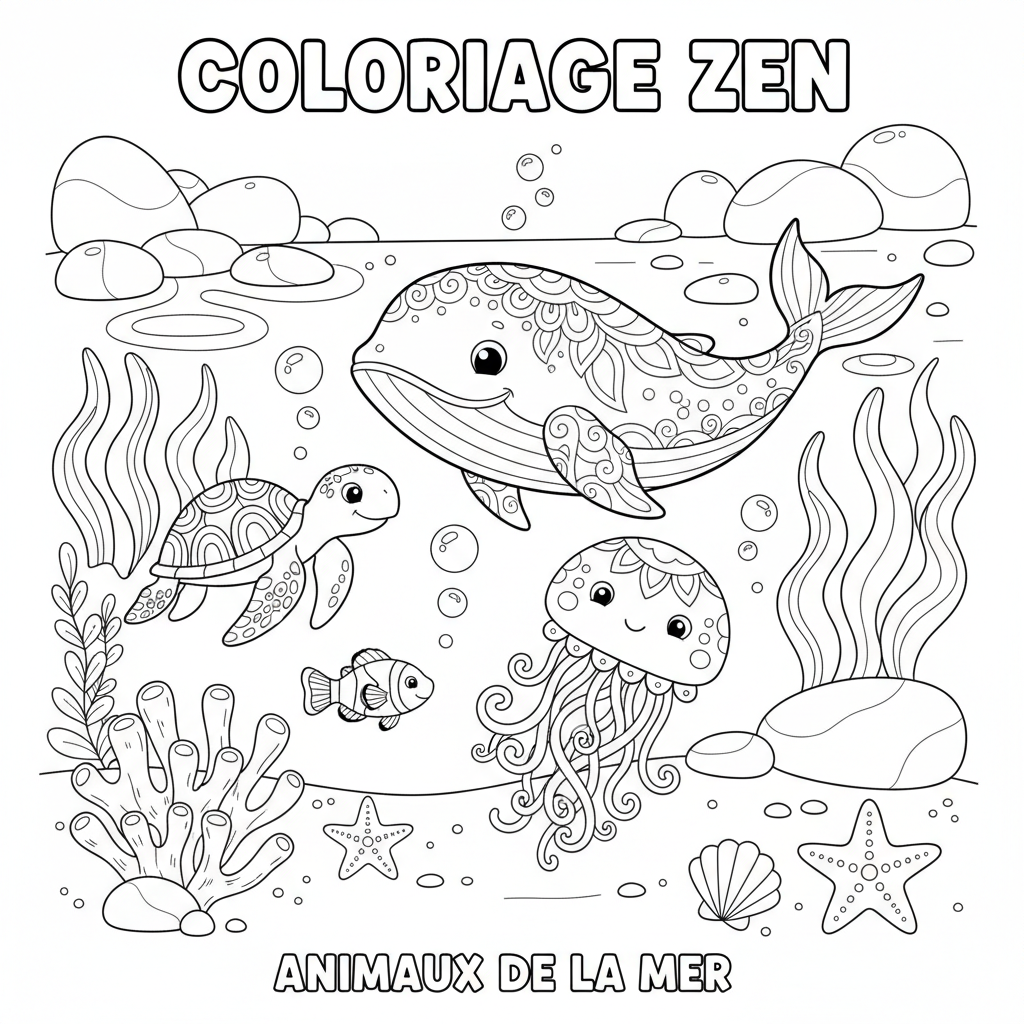 Coloriage coloriage à imprimer zen 3
