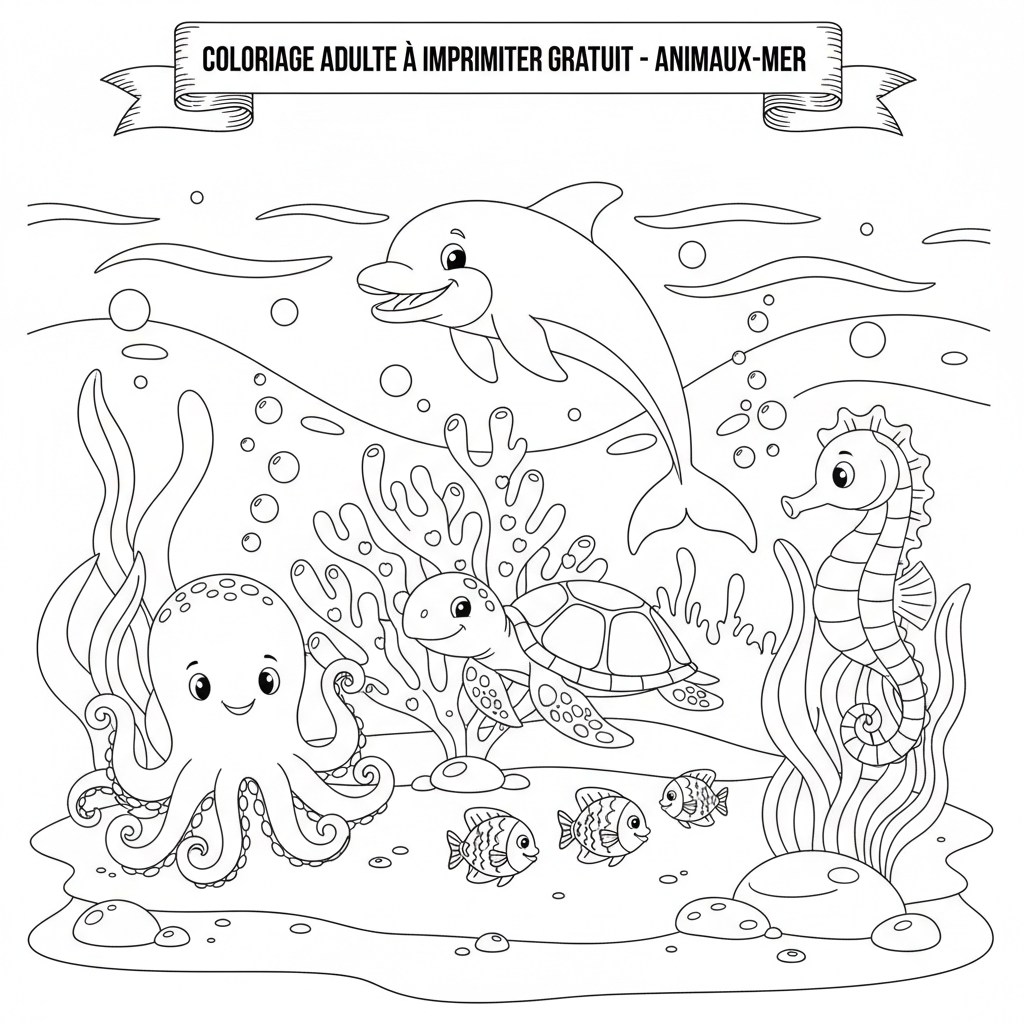 Coloriage coloriage adulte à imprimer gratuit 3
