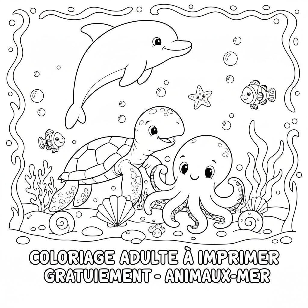 Coloriage coloriage adulte à imprimer gratuitement 3