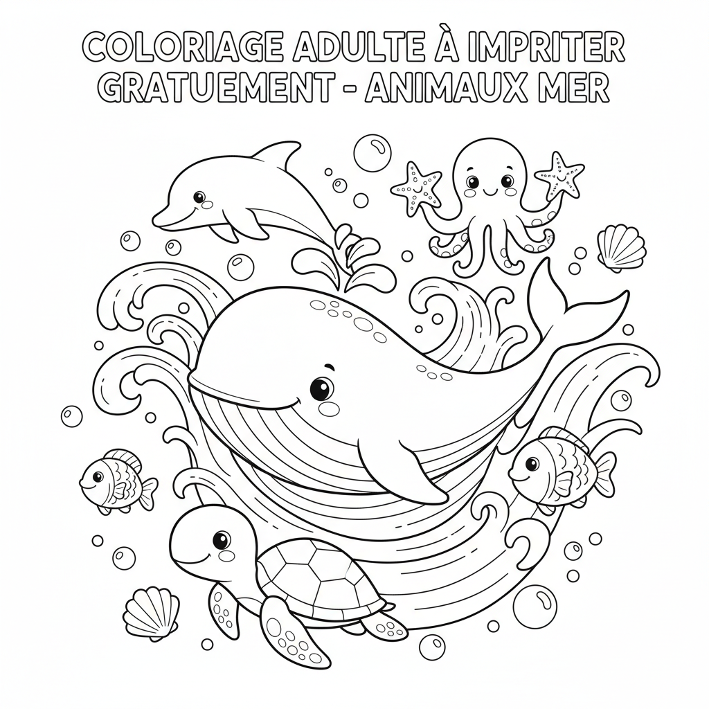 Coloriage coloriage adulte à imprimer gratuitement 5