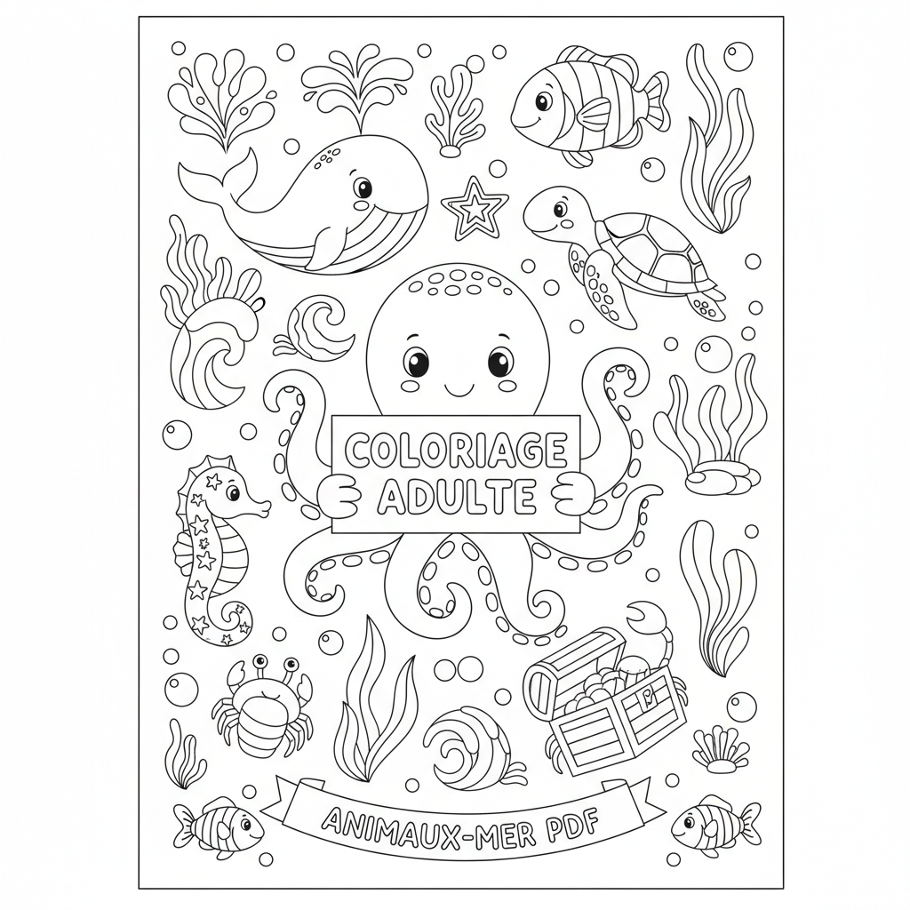 Coloriage coloriage adulte à imprimer pdf 2