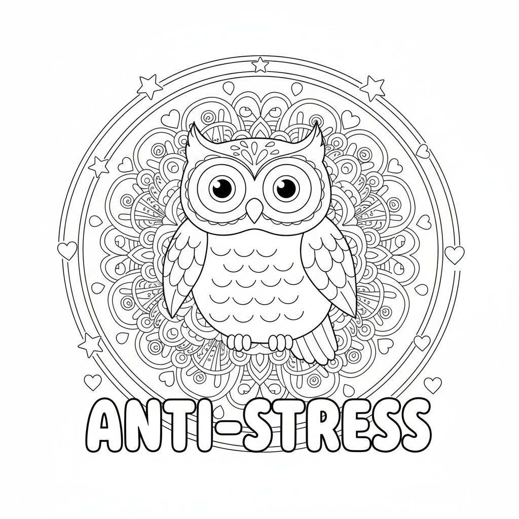 Coloriage Adulte Anti Stress Gratuit à Imprimer