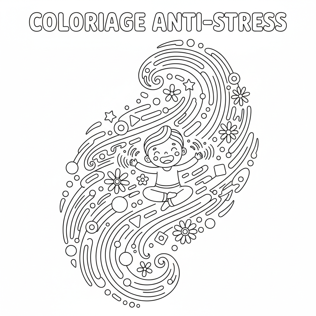 Coloriage coloriage adulte anti stress 5