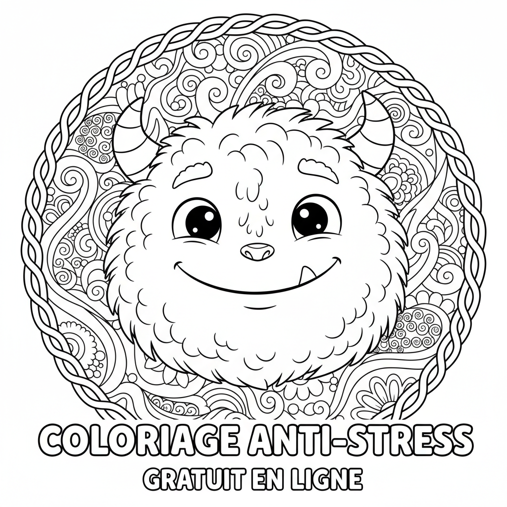 Coloriage coloriage adulte anti-stress gratuit en ligne 4