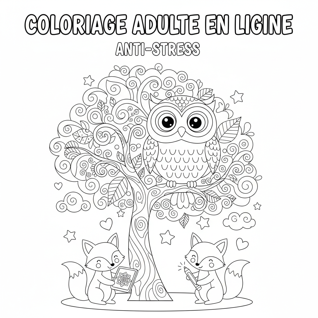 Coloriage Adulte En Ligne Gratuit à Imprimer