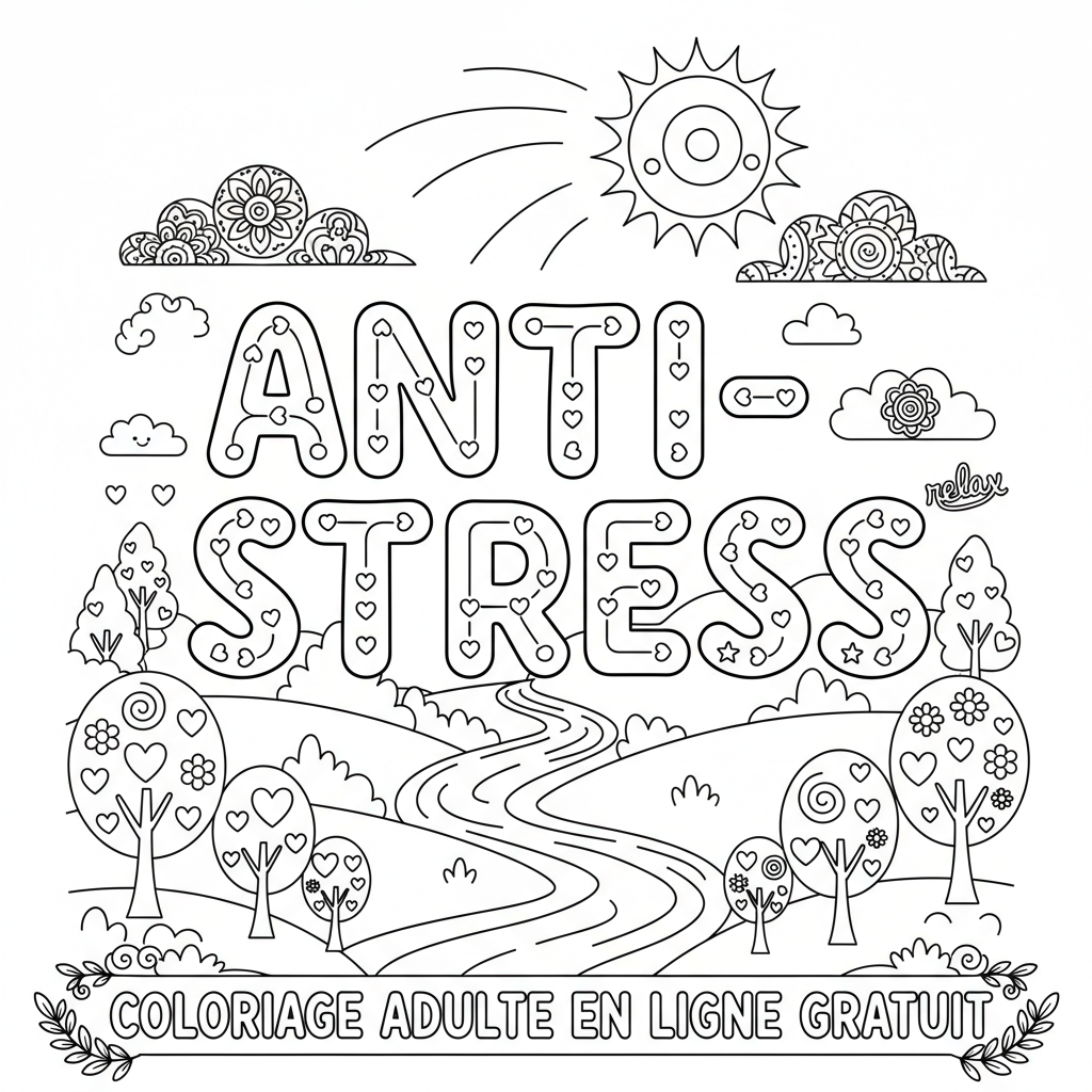 Coloriage coloriage adulte en ligne gratuit 3