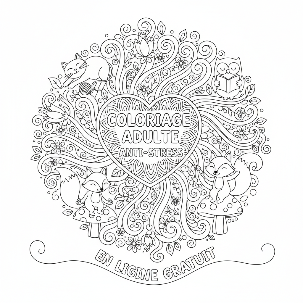 Coloriage coloriage adulte en ligne gratuit 5