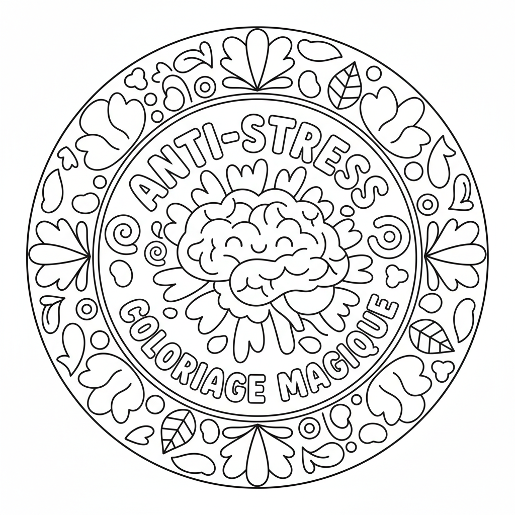 Coloriage Adulte Simple Gratuit à Imprimer