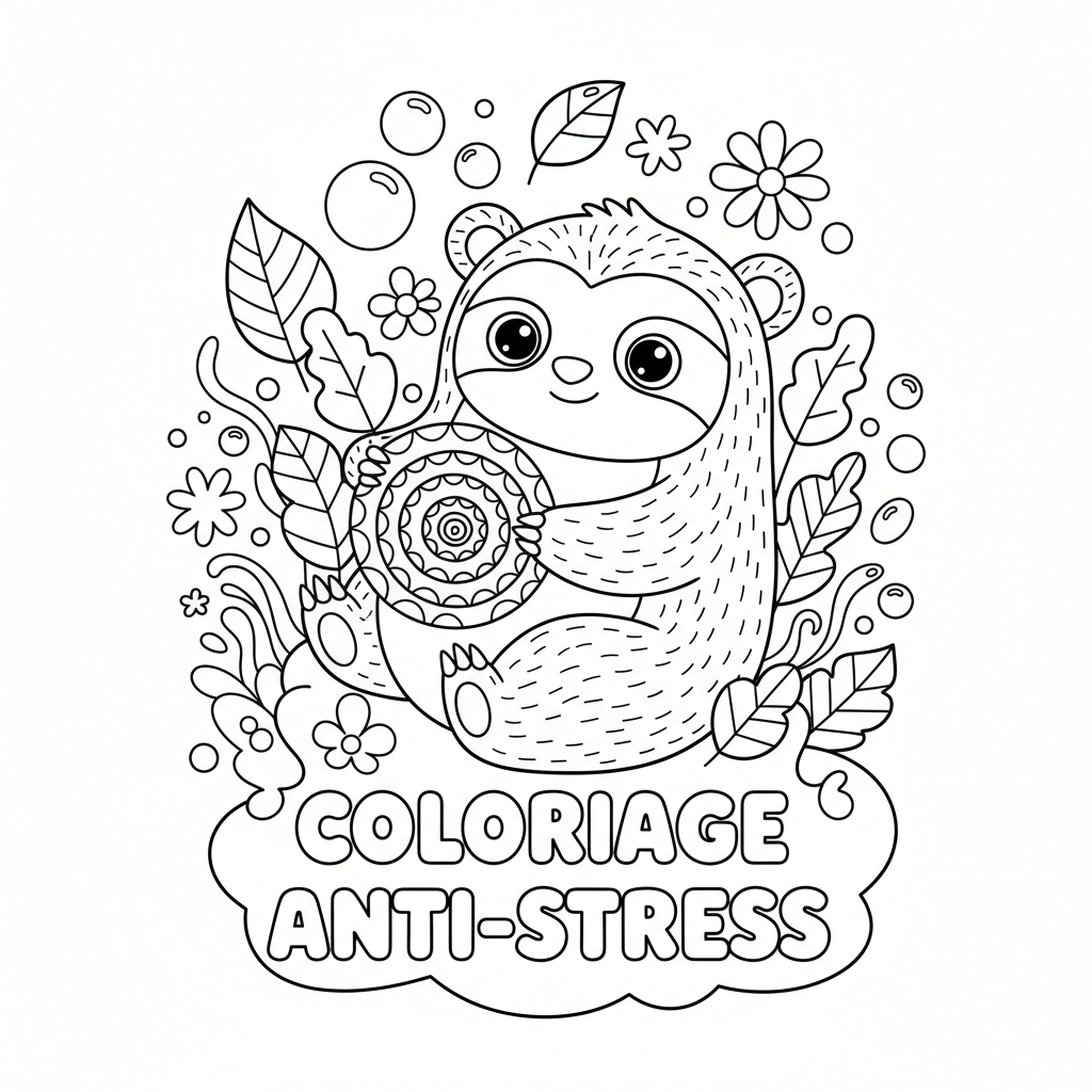 Coloriage coloriage adultes anti stress 1