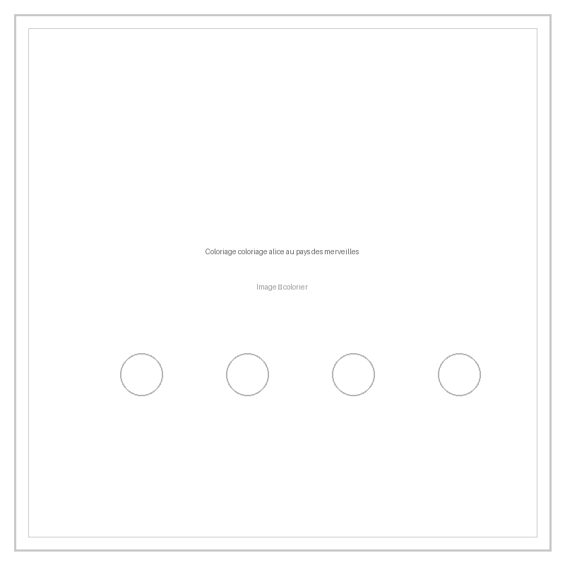 Coloriage Alice au Pays des Merveilles Gratuit à Imprimer