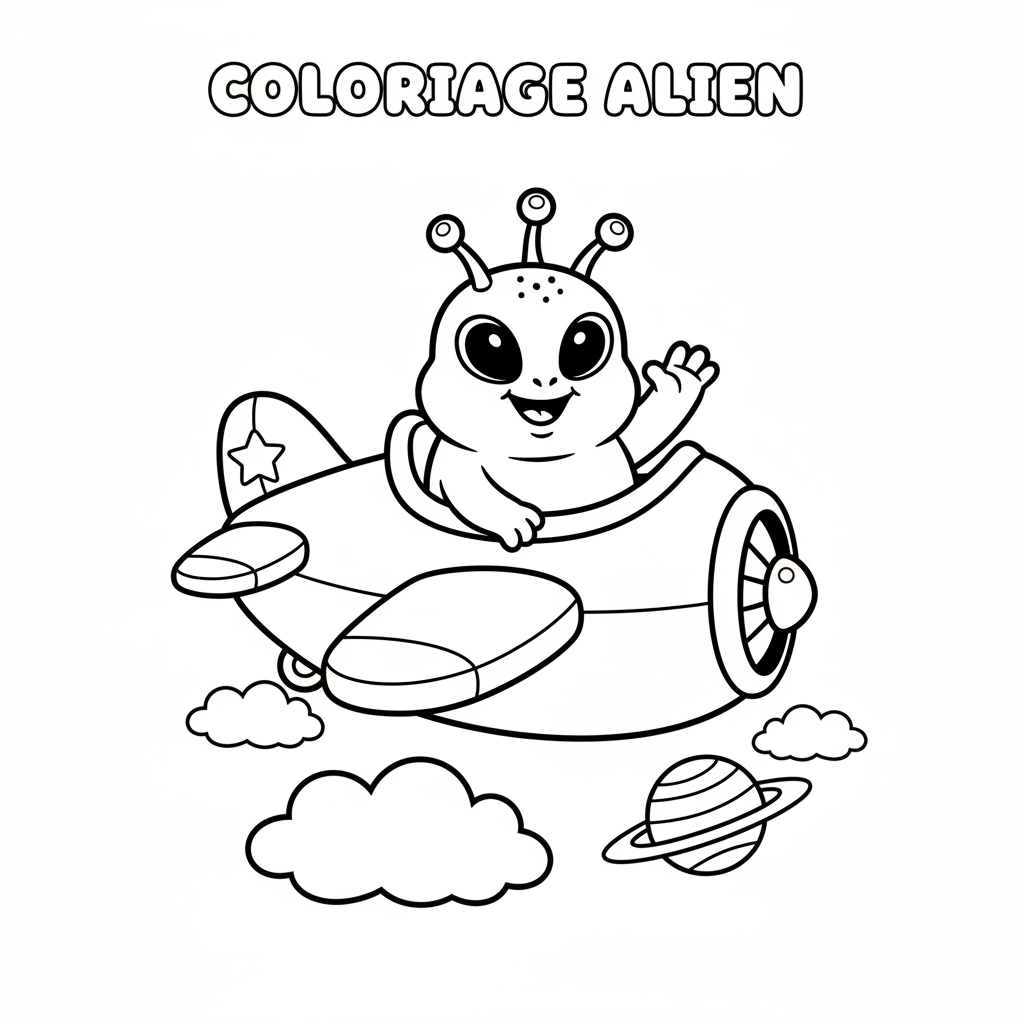 Coloriage coloriage alien