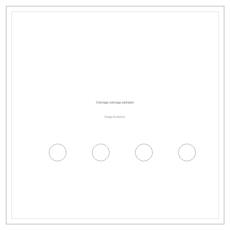 Coloriage Alphabet à Imprimer Gratuitement pour Enfants