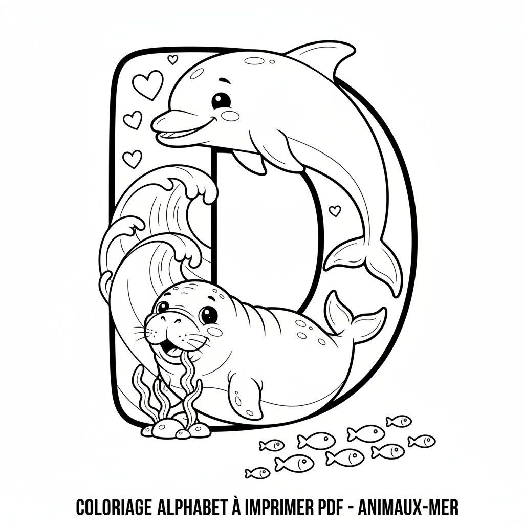 Coloriage coloriage alphabet à imprimer pdf 4