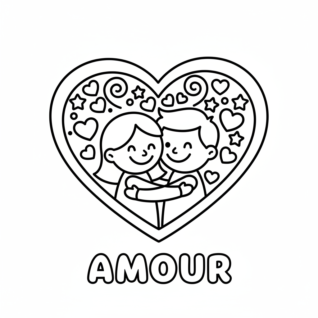 Coloriage coloriage amour adulte