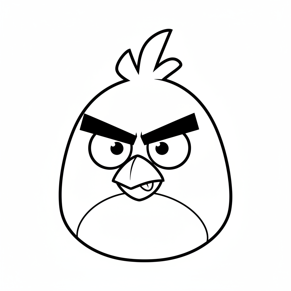 Coloriage coloriage angry birds 4