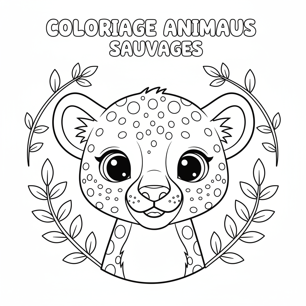 Coloriage coloriage animaux sauvages 4