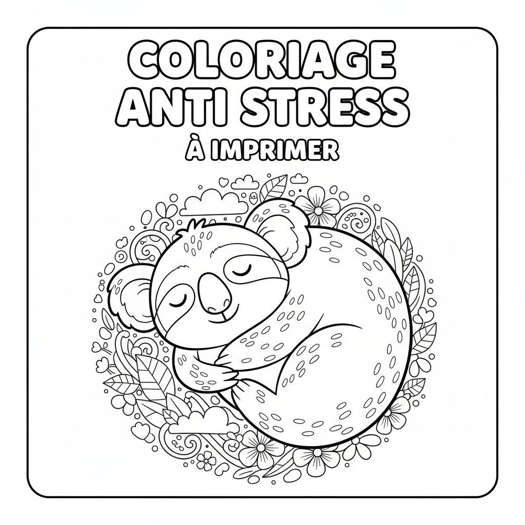 Coloriage Anti Stress À Imprimer Gratuit à Imprimer