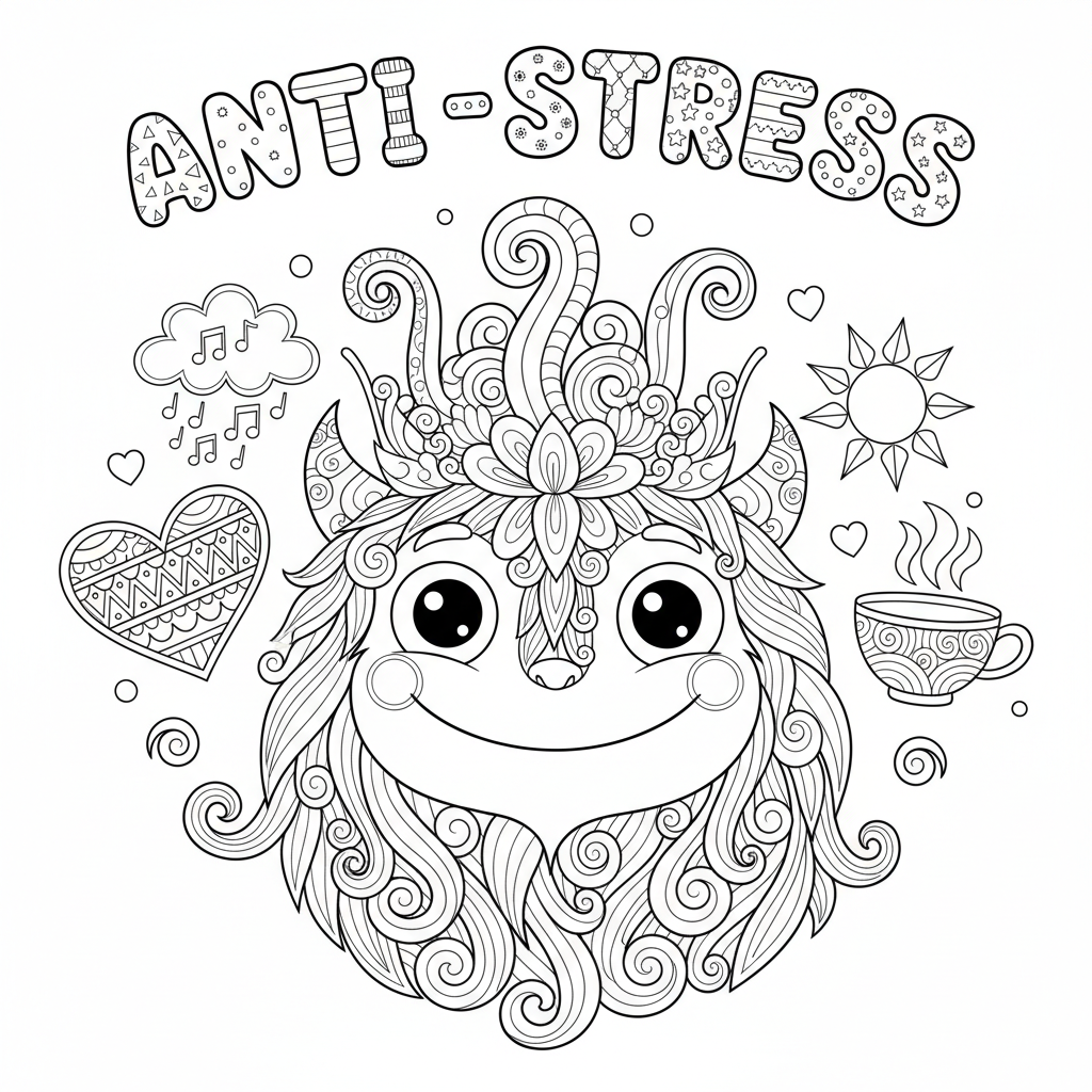 Coloriage coloriage anti stress adulte 4