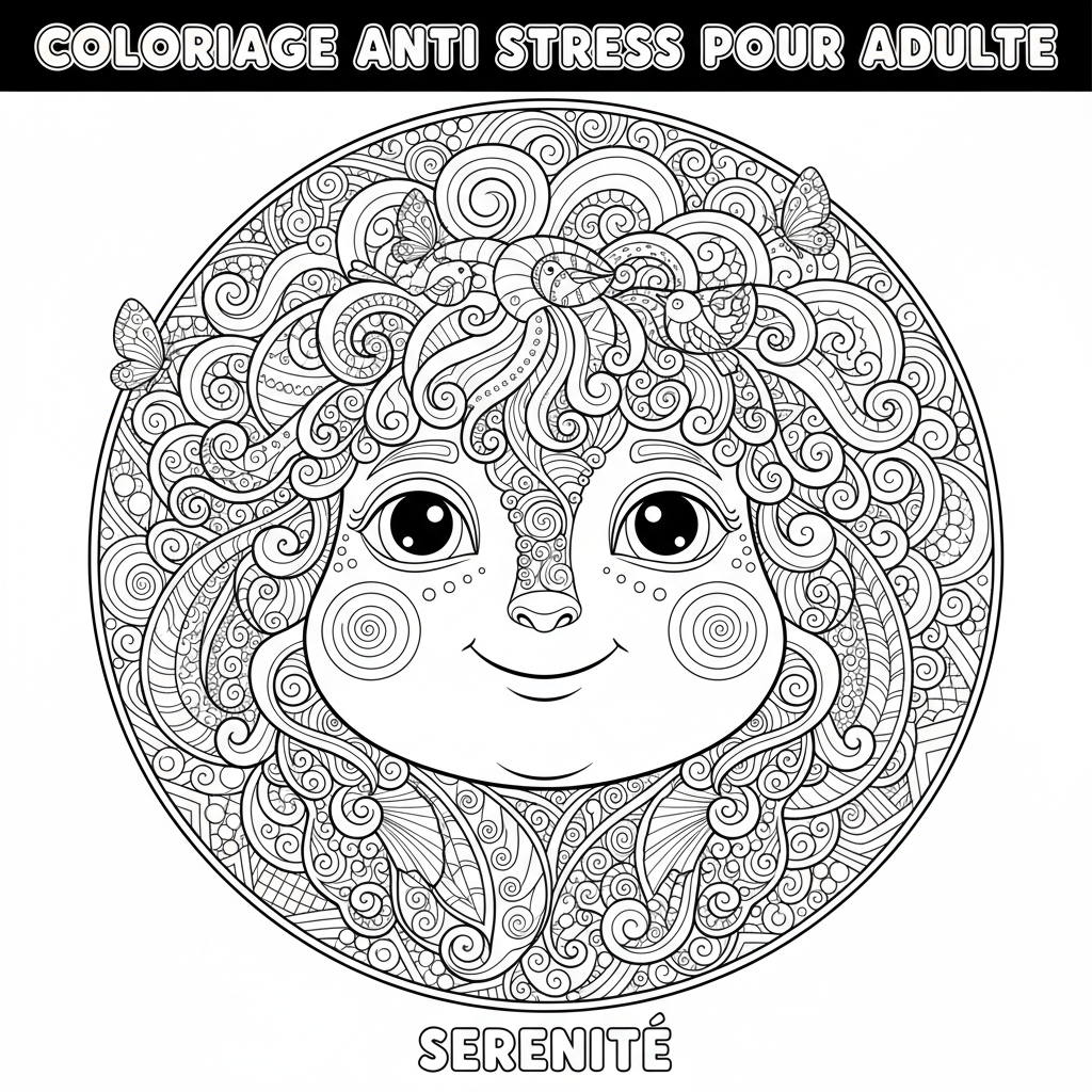 Coloriage coloriage anti stress pour adulte 4