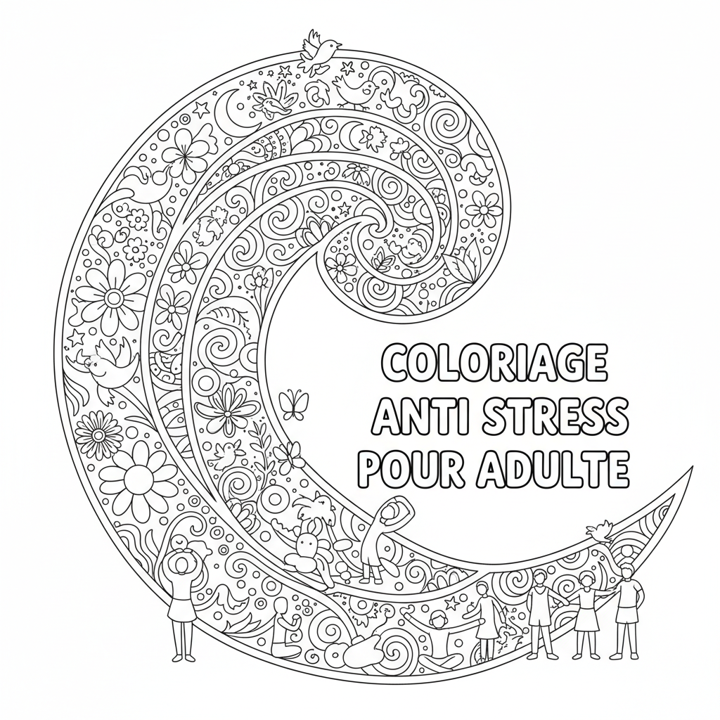 Coloriage coloriage anti stress pour adulte 5