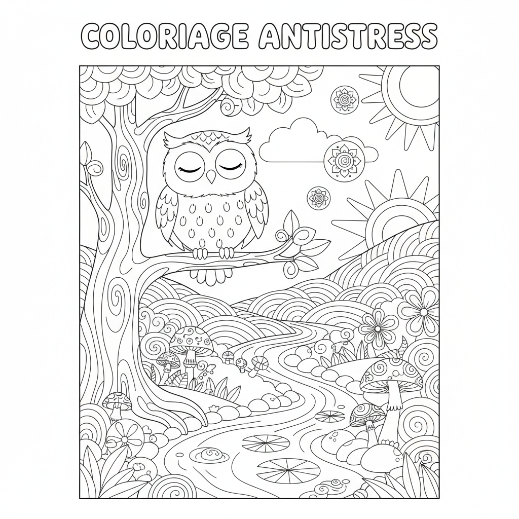 Coloriage coloriage antistress 3