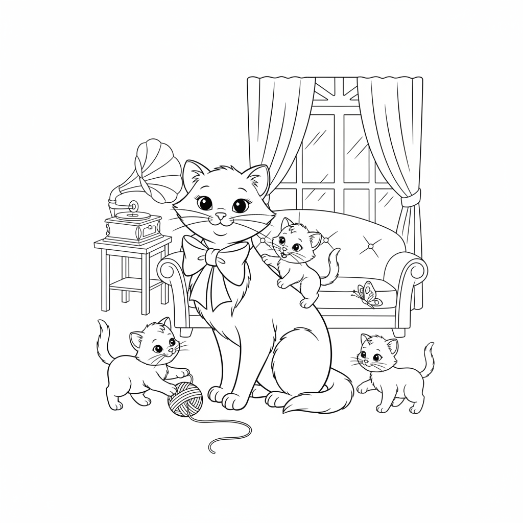 Coloriage coloriage aristochat 2