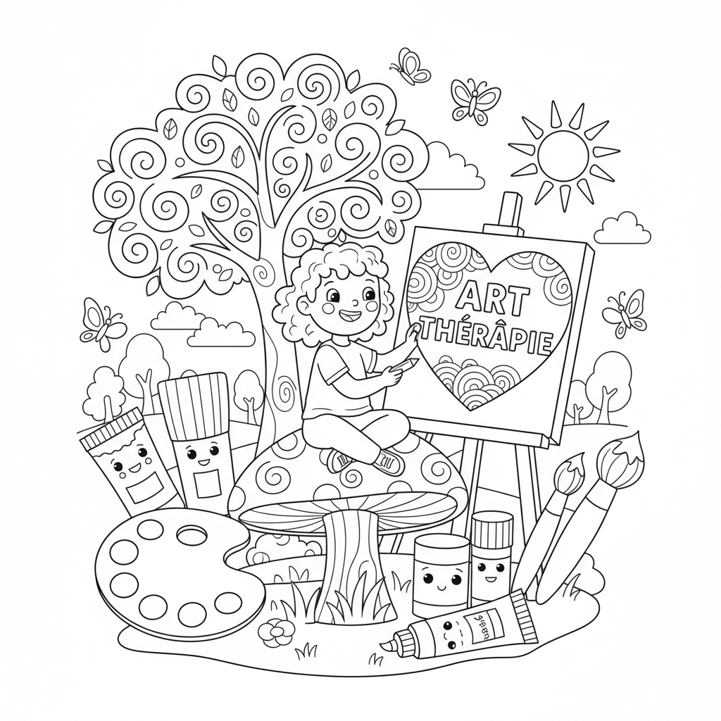 Coloriage coloriage art therapie 3