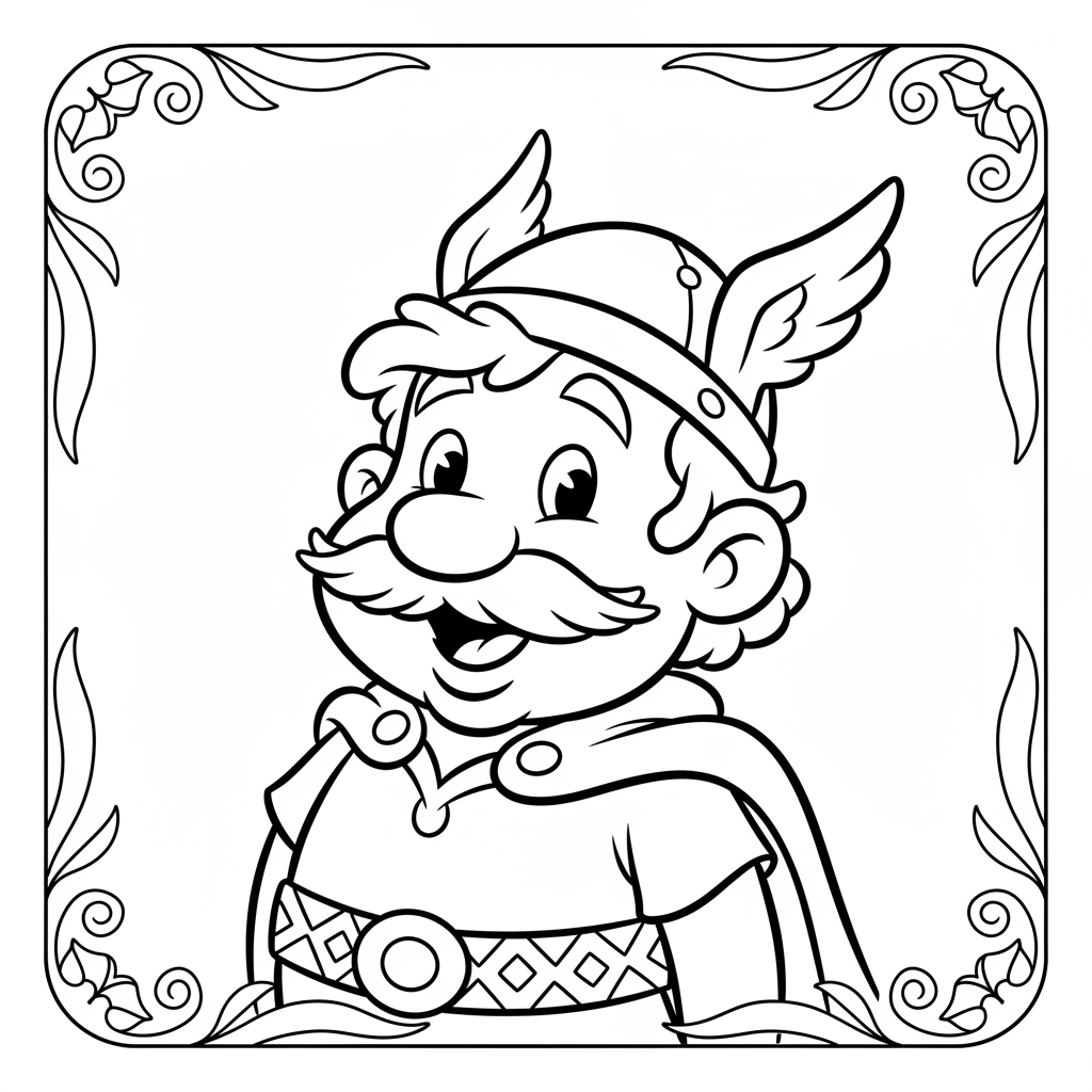 Coloriage coloriage astérix 4