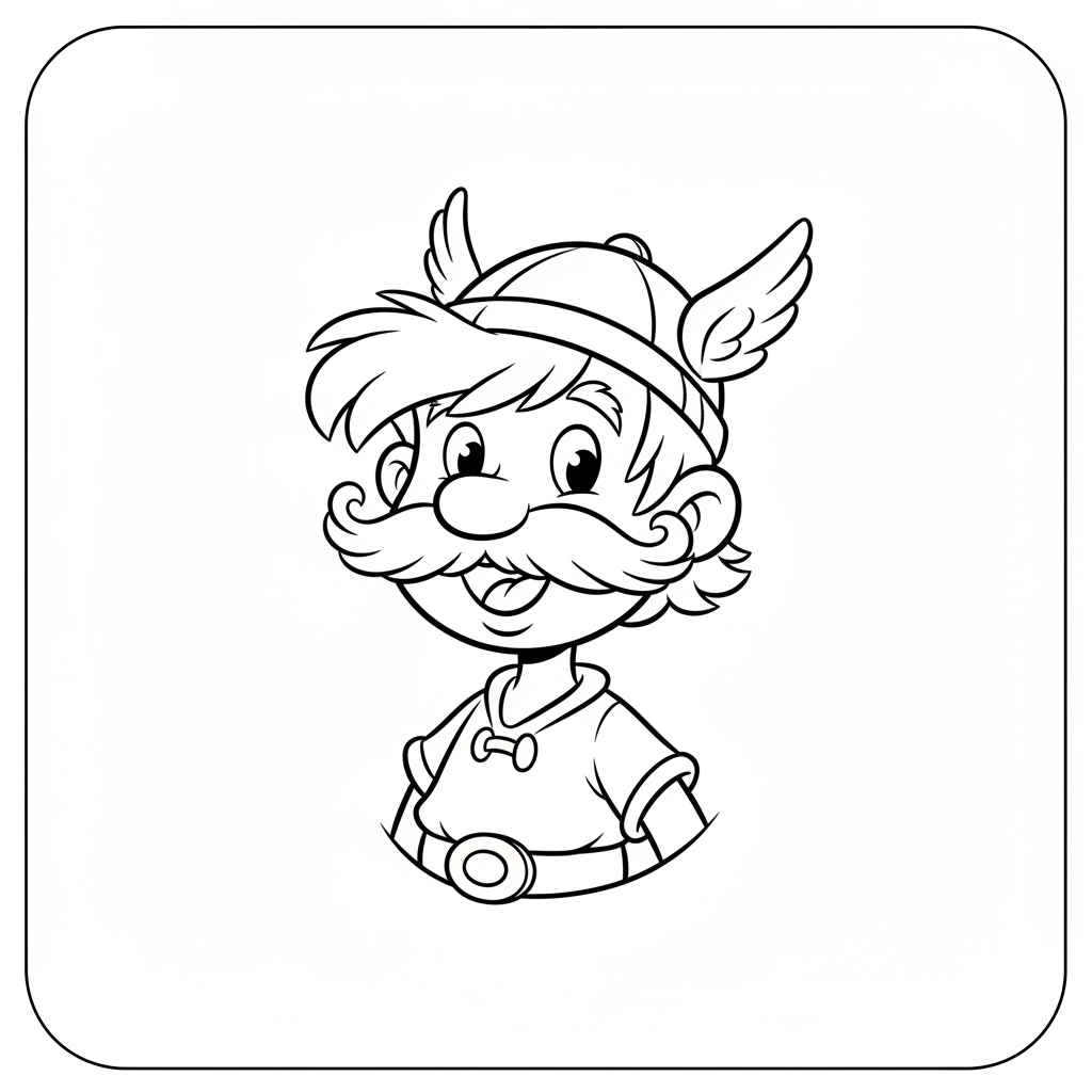 Coloriage coloriage asterix obelix 4