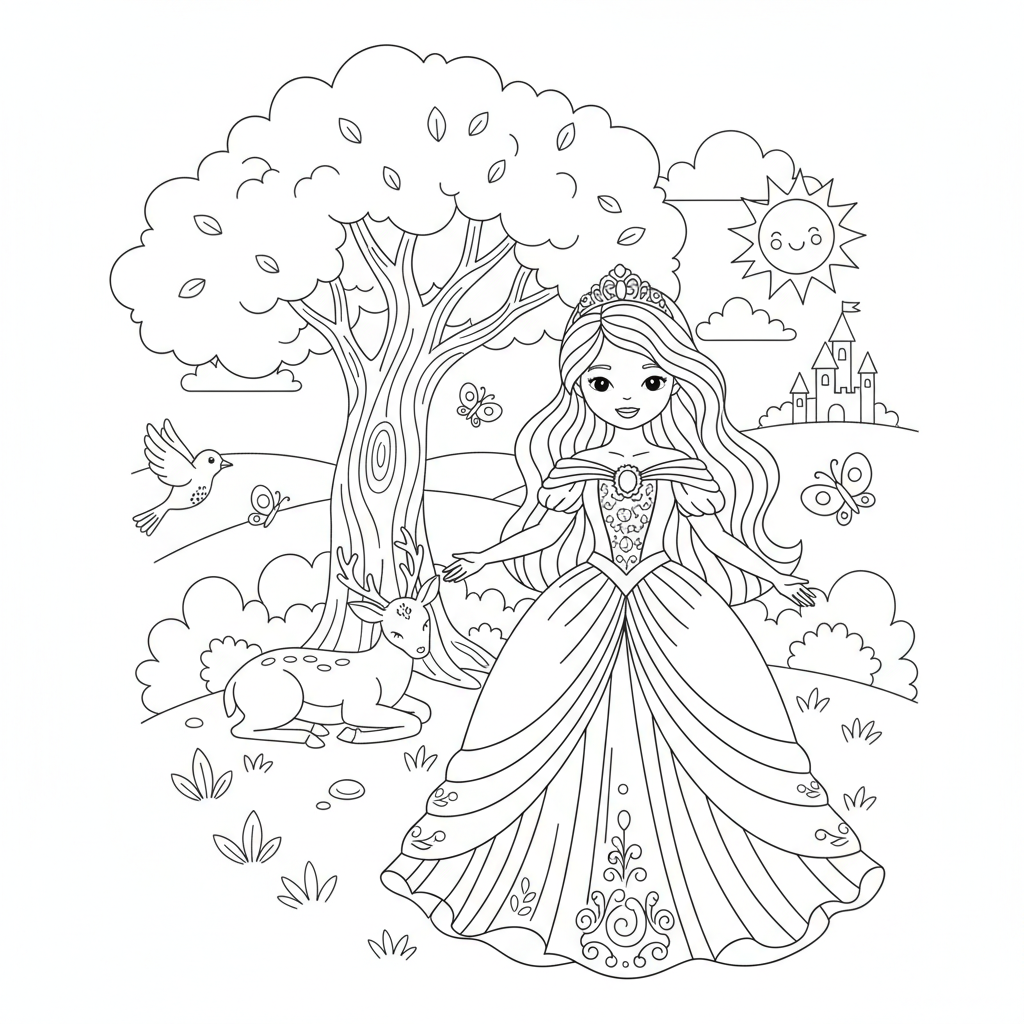 Coloriage coloriage aurore disney 3